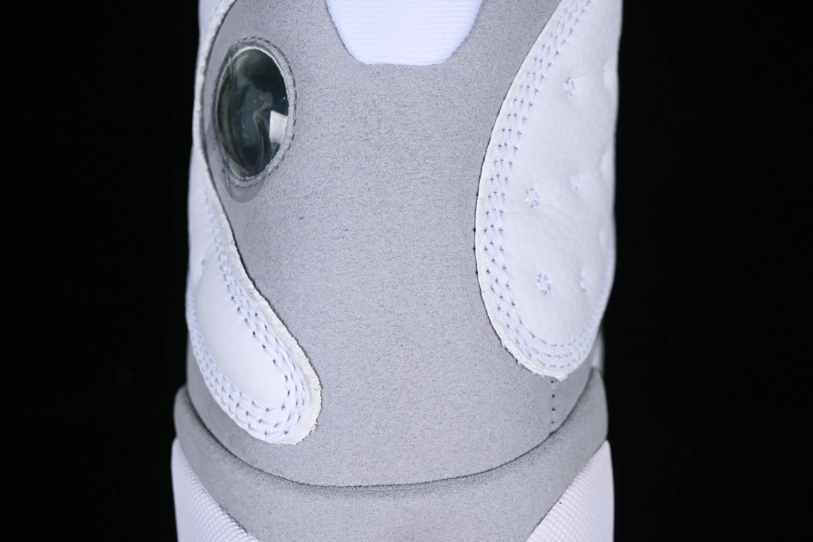 All categories Air Jordan Jordan series basketball shoes Air Jordan 13 pure original Air Jordan 13 Retro "Wolf Grey" AJ13 Joe 13 wolf gray first layer real carbon real cat eye 414571-160